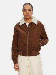 Wrangler Kurtka bomber Aviator 112356507 Brązowy Regular Fit. Brązowe kurtki Wrangler, xl, bez wzorów, z bawełny, bez kaptura. Za 239.99 zł.