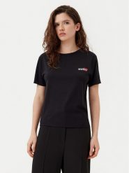 HUGO T-Shirt 50534300 Czarny Regular Fit. Czarne t-shirty Hugo, xxl, bez wzorów, z bawełny, bez kołnierzyka, bez ramiączek. Za 139.99 zł.