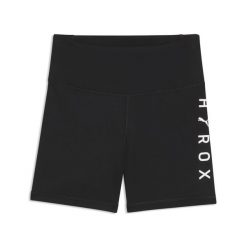 Damskie krótkie legginsy PUMA x HYROX Essentials 5" PUMA. Czarne legginsy Puma, bez wzorów, z dzianiny, krótkie. Za 179.00 zł.