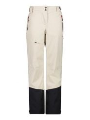 CMP Spodnie narciarskie w kolorze beżowo-czarnym rozmiar: 42. Brązowe spodnie narciarskie CMP, bez wzorów, narciarskie. Za 408.45 zł.