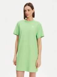 Lacoste Sukienka codzienna EF9573 Zielony Regular Fit. Zielone sukienki Lacoste, na co dzień, bez wzorów, z bawełny, bez kołnierzyka, bez ramiączek, proste. Za 339.99 zł.