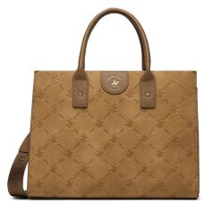 Torebka Beverly Hills Polo Club. Brązowe torebki klasyczne Beverly Hills Polo Club, bez wzorów, bez dodatków. Za 229.99 zł.