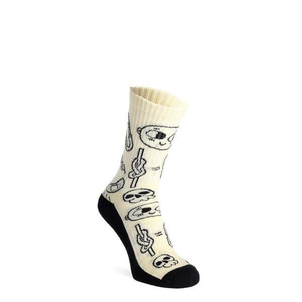 Skarpety Y&Y Vertical Climber Doodle. Brązowe skarpetki Y&Y VERTICAL, bez wzorów. Za 49.99 zł.