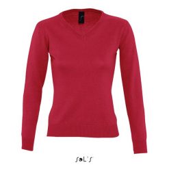 Sweter damski Sol's Galaxy. Czerwone swetry SOL'S, s, bez wzorów, z bawełny, bez ramiączek. Za 190.70 zł.