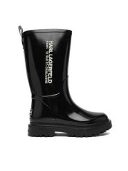 KARL LAGERFELD Kalosze KL47180S Czarny. Czarne kalosze KARL LAGERFELD, bez wzorów, z syntetyku, bez zapięcia. Za 669.99 zł.