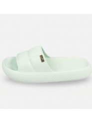 Lee Klapki "Maya" w kolorze zielonym rozmiar: 38. Zielone klapki Lee, bez wzorów, klasyczne, z otwartym noskiem, bez obcasa, bez zapięcia. Za 92.42 zł.