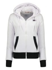 Geographical Norway Bluza "Guderaisin" w kolorze białym rozmiar: S. Białe bluzy Geographical Norway, s, bez wzorów, bez ramiączek, bez kaptura. Za 101.23 zł.