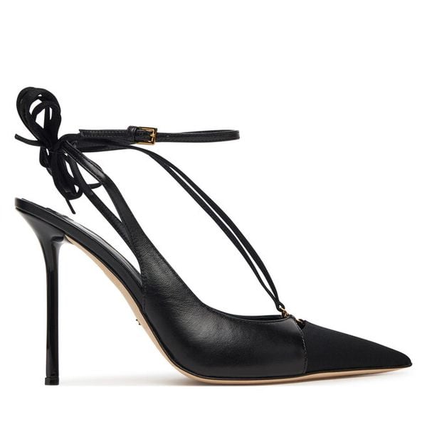 Szpilki Elisabetta Franchi. Czarne szpilki Elisabetta Franchi, bez wzorów, bez obcasa, na szpilce, bez zapięcia. Za 2,259.00 zł.