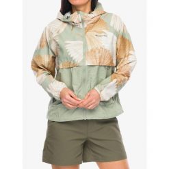 Kurtka przeciwwiatrowa damska Columbia Spire Valley Printed Windbreaker. Zielone kurtki przejściowe sportowe Columbia, bez wzorów, z softshellu, bez kaptura, trekkingowe. Za 219.99 zł.