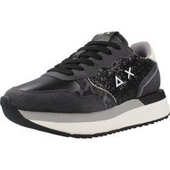 Buty SUN68 BIG ALLY GLITTER Czarny. Czarne buty trekkingowe SUN68, ze skóry, bez zapięcia. Za 450.99 zł.