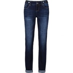 Dżinsy "multi-stretch" Boyfriend bonprix ciemnoniebieski. Jeansy marki bonprix. Za 109.99 zł.