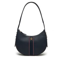 Torebka Tommy Hilfiger. Niebieskie torebki klasyczne Tommy Hilfiger, bez wzorów, klasyczne, bez dodatków. Za 379.99 zł.