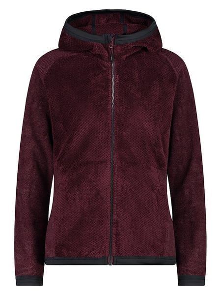 CMP Kurtka polarowa w kolorze bordowym rozmiar: 46. Czerwone kurtki CMP, s, bez wzorów, z materiału, bez kaptura. Za 170.07 zł.