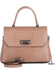 Mia Tomazzi Skórzana torebka "Tintoretto" w kolorze szarobrązowym - 28 x 20 x 12 cm rozmiar: onesize. Brązowe torebki klasyczne Mia Tomazzi, bez wzorów, z materiału, przez ramię, bez dodatków. Za 260.99 zł.