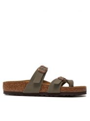 Birkenstock Japonki Mayari Szary. Szare japonki Birkenstock, bez wzorów, ze skóry. Za 369.99 zł.