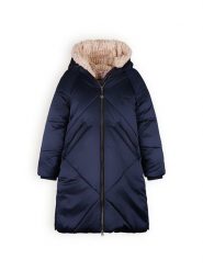 No-No Płaszcz zimowy "Beetle" w kolorze granatowym rozmiar: 116. Niebieskie płaszcze No-No, na zimę, bez wzorów, bez kaptura. Za 166.10 zł.