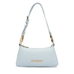 Torebka LOVE MOSCHINO. Niebieskie torebki klasyczne Love Moschino, bez wzorów, klasyczne, bez dodatków. Za 859.99 zł.