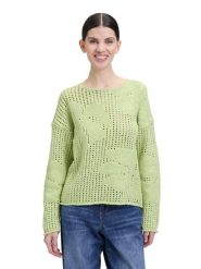 CARTOON Sweter w kolorze zielonym rozmiar: 42. Zielone swetry Cartoon, bez wzorów, z bawełny, bez ramiączek. Za 130.99 zł.