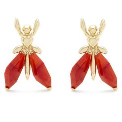 Kolczyki Patrizia Pepe. Brązowe kolczyki Patrizia Pepe. Za 379.99 zł.