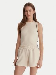 Guess Top V6GP17 K3215 Écru Regular Fit. Topy Guess, m, z aplikacjami, z syntetyku, bez kołnierzyka, bez ramiączek. Za 239.99 zł.