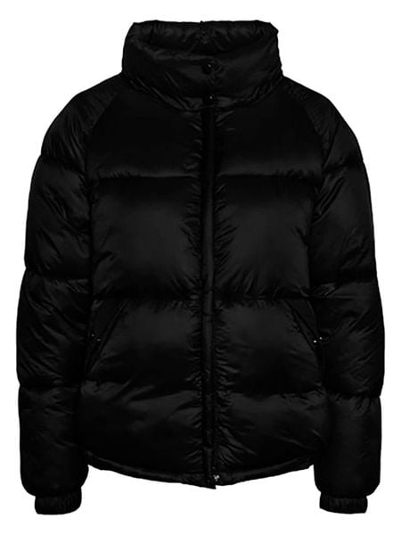 Pieces Kurtka pikowana w kolorze czarnym rozmiar: XS. Czarne kurtki Pieces, xs, bez wzorów, bez kaptura. Za 87.61 zł.