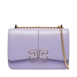 Torebka Elisabetta Franchi. Fioletowe listonoszki Elisabetta Franchi, bez wzorów, bez dodatków. Za 1,659.99 zł.