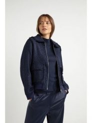 Josephine & Co Kurtka przejściowa "Frida" w kolorze granatowym rozmiar: 44. Niebieskie kurtki Josephine & Co, bez wzorów, bez kaptura. Za 367.22 zł.