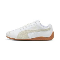 Buty sportowe unisex Puma SPEEDCAT LTHR białe 40317503 r 44. Białe buty treningowe Puma, bez wzorów, z gumy, bez zapięcia. Za 302.99 zł.