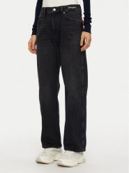 Tommy Jeans Jeansy Betsy DW0DW19739 Czarny Wide Leg. Czarne jeansy Tommy Jeans, bez wzorów, z bawełny. Za 359.99 zł.