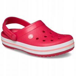 Chodaki Klapki Unisex Crocband 11016 Clog 36-37. Białe klapki Crocs, bez wzorów, z materiału, bez obcasa, bez zapięcia. Za 231.99 zł.