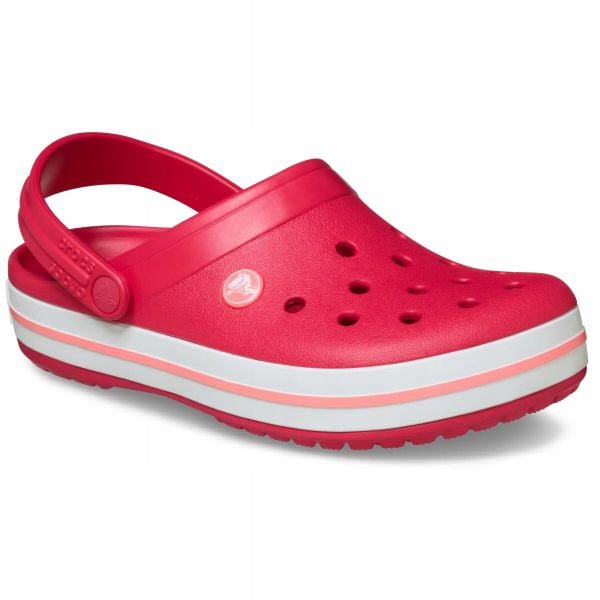 Chodaki Klapki Unisex Crocband 11016 Clog 36-37. Białe klapki Crocs, bez wzorów, z materiału, bez obcasa, bez zapięcia. Za 231.99 zł.