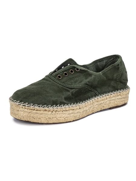 Natural world Espadryle w kolorze zielonym rozmiar: 39. Brązowe espadryle Natural World, bez wzorów, bez obcasa. Za 145.45 zł.