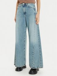 ViCOLO Jeansy DS0114 Niebieski Wide Leg. Niebieskie jeansy ViCOLO, s, bez wzorów, z bawełny. Za 299.99 zł.