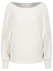 Sublevel Sweter w kolorze białym rozmiar: M/L. Białe swetry Sublevel, l, bez wzorów, ze splotem, bez ramiączek. Za 123.53 zł.