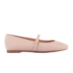 Marco Shoes Baletki Emma beżowy. Brązowe baleriny bez wzorów, bez obcasa, bez zapięcia. W wyprzedaży za 389.00 zł.
