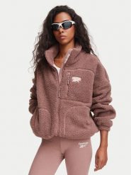 Reebok Kurtka przejściowa RCC00131 Brązowy Regular Fit. Brązowe kurtki Reebok, m, bez wzorów, z polaru, bez kaptura. Za 299.99 zł.