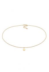 Elli Damski wisiorek płytkowy łańcuszek pancerka Basic ze srebra próby 925 Sterling Silver Naszyjniki 1 ct. Szare łańcuszki Elli, z materiału, srebrne. Za 283.99 zł.