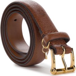 Pasek Damski LAUREN RALPH LAUREN - Lauren Classic 412523106001 XS Bourbon. Brązowe paski Lauren Ralph Lauren, w paski, ze skóry. Za 179.90 zł.