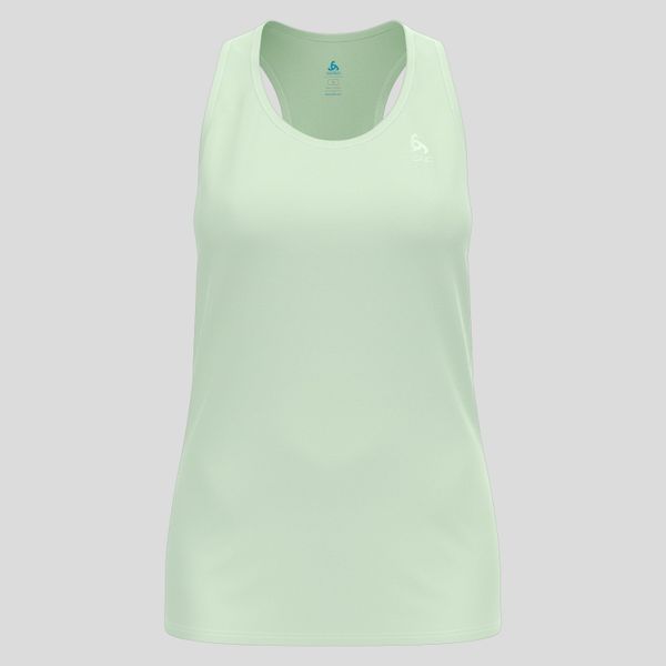 Bluza damska Odlo ESSENTIAL Tank crew neck. Zielone bluzy ODLO, m, bez wzorów, z materiału, bez ramiączek, bez kaptura. Za 139.99 zł.