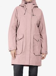 Płaszcz damski Didriksons Thelma Parka 10. Czerwone płaszcze Didriksons, m, bez wzorów, z materiału, bez kaptura. Za 780.99 zł.