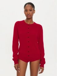 Herskind Kardigan Roselle 5241969 Czerwony Regular Fit. Czerwone swetry Herskind, s, bez wzorów, z kaszmiru, bez ramiączek. Za 769.99 zł.