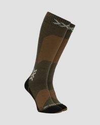 Skarpety unisex X-Socks SKI DISCOVER MERINO OTC SAND/DARK SAND M101. Brązowe skarpetki X-Socks, bez wzorów, z wełny. Za 170.00 zł.