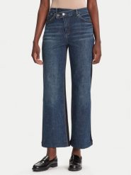 Desigual Jeansy Twist 25WWDD14 Granatowy Wide Leg. Niebieskie jeansy Desigual, xs, bez wzorów, z bawełny. Za 299.99 zł.