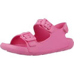 Sandały IGOR S10313 1 Rose. Czerwone sandały IGOR, bez wzorów, ze skóry, bez obcasa, bez zapięcia. Za 127.99 zł.