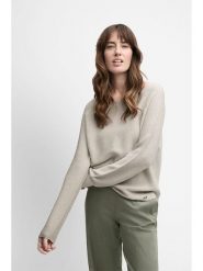 Cinque Sweter ''Ciella'' w kolorze beżowym rozmiar: S. Brązowe swetry Cinque, s, bez wzorów, ze splotem, bez ramiączek. Za 179.95 zł.