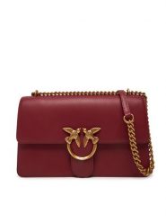 PINKO Torebka Love One Classic Dc PE 25 PCPL 100941 A0F1 Bordowy. Czerwone kopertówki Pinko, bez wzorów, ze skóry, wizytowe, bez dodatków. Za 1,329.00 zł.