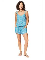 Ipanima Kombinezon w kolorze niebieskim rozmiar: 34/36. Niebieskie kombinezony Ipanima, bez wzorów, bez kołnierzyka, bez ramiączek. Za 65.99 zł.