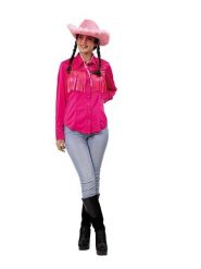 Party x People Koszula westernowa "Babe" w kolorze różowym rozmiar: 46. Różowe koszule Party x People, bez wzorów, bez kołnierzyka, bez ramiączek. Za 83.22 zł.