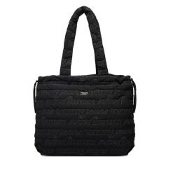 Torebka Tommy Jeans. Czarne shopper bag Tommy Jeans, bez wzorów, z jeansu, bez dodatków. Za 529.99 zł.