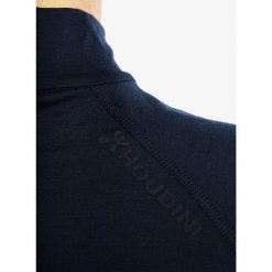 Bluza termoaktywna damska Houdini Desoli Light Half Zip. Niebieskie bielizna termoaktywna damska Houdini, na zimę, bez wzorów, sportowe, bez ramiączek, bez kaptura. Za 375.99 zł.